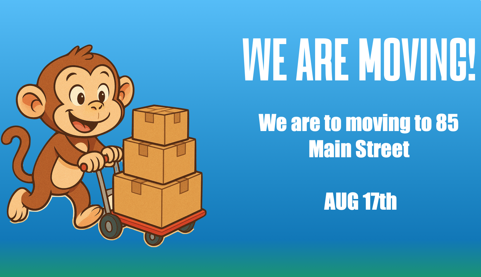 We are moving to 85 Main Street Lithgow!